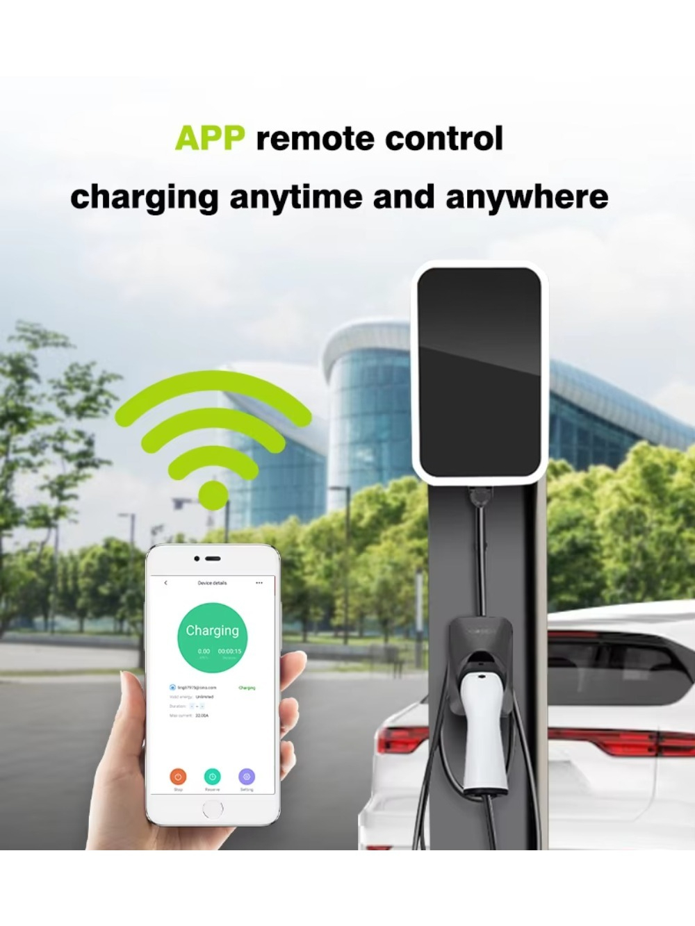 22kW AC EV Charging Station Sm - 22Kw Wallbox Type 2 Ocpp Rfid recension och pris