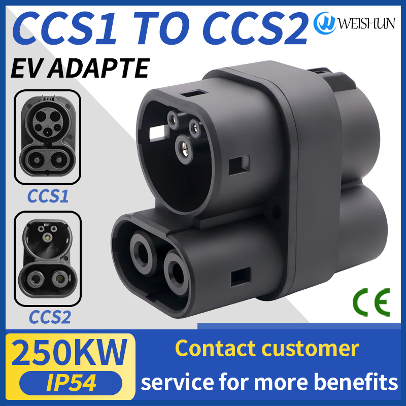 CCS1 to CCS2 EV DC Fast Chargi - Ccs2 To Ccs1 Fast Charge Adapter 250Kw recension och pris