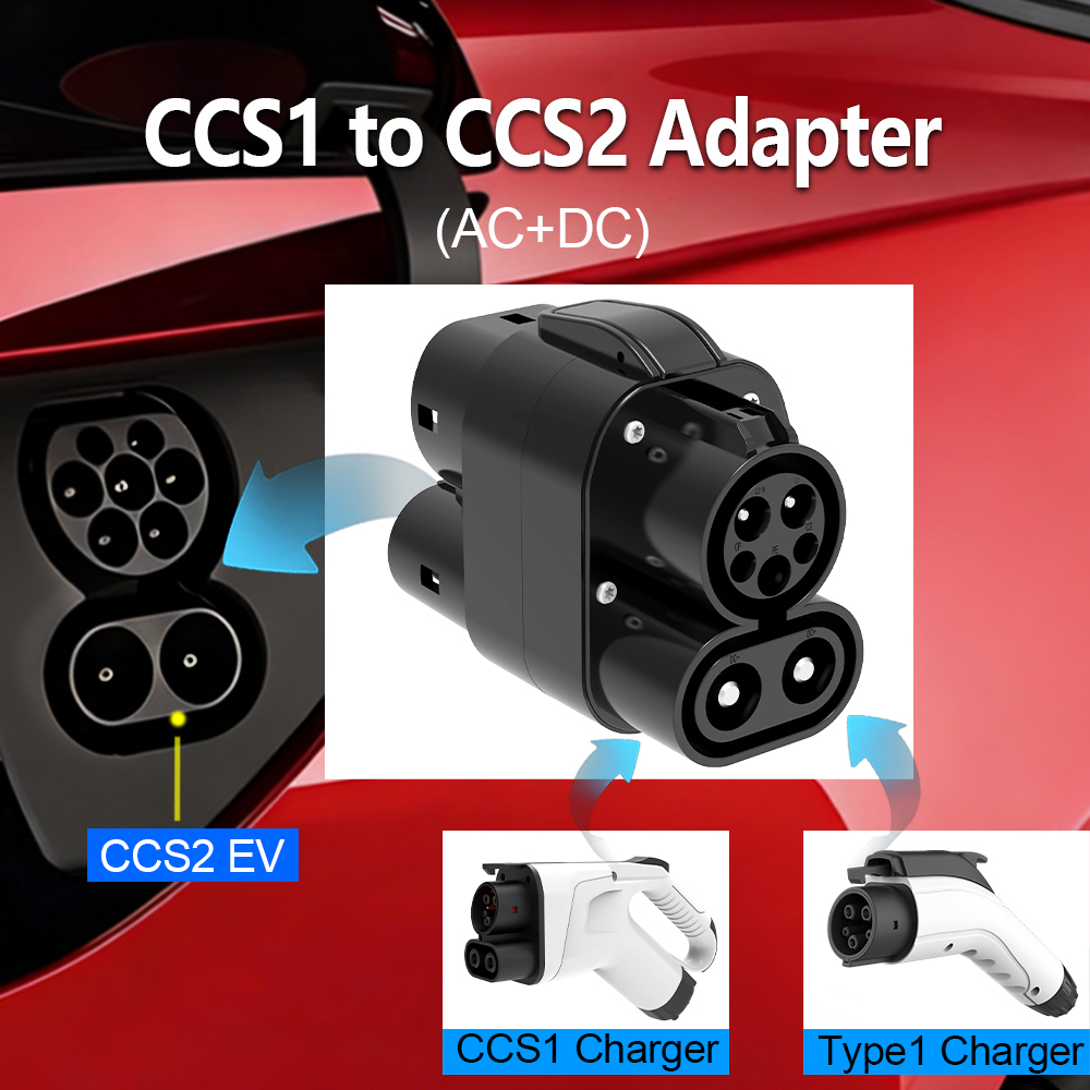 Unirise CCS1 to CCS2 EV Charge - Ccs2 To Ccs1 Fast Charge Adapter 250Kw recension och pris