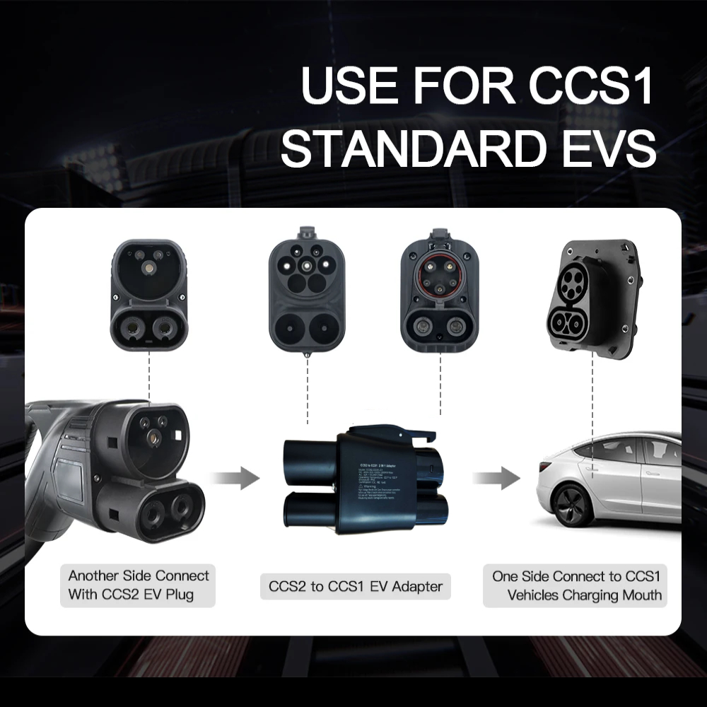 EV Adapter CCS2 to CCS1 DC AC  - Ccs2 To Ccs1 Fast Charge Adapter 250Kw recension och pris