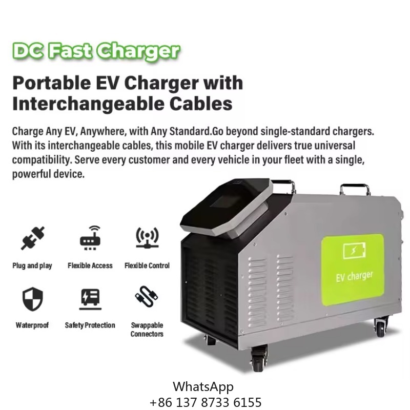 Home Use Mobile DC EV Charger  - Portable Dc Fast Charger 20Kw Ccs2 recension och pris